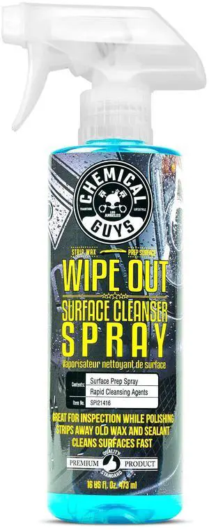 Chemical Guys, Wipe Out Surface Cleanser, Ceramic Coating Prep Spray, 16 oz Chemical Guys, Wipe Out Surface Cleanser, Ceramic Coating Prep Spray, 16 oz