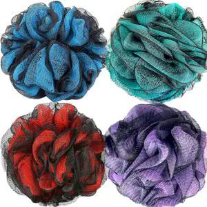 Fu Store Loofah Sponge Shower Loofahs 60g Bath Sponges Mesh Balls 4 Colors Body Scrubber Exfoliator Back Scrubber Bathroom Men Women Scrubbers Cleaning Bathing Accessories Fu Store Loofah Sponge Shower Loofahs 60g Bath Sponges Mesh Balls 4 Colors Body Scrubber Exfoliator Back Scrubber Bathroom Men Women Scrubbers Cleaning Bathing Accessories