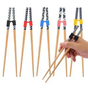 5 Pairs Reusable Learning Chopsticks, Children And Adults Training Chopsticks Set , With Assistant Trainer, Suitable For Beginners, Easy To Hold,Dishwasher Washable (8.86 Inches) 5 Pairs Reusable Learning Chopsticks, Children And Adults Training Chopsticks Set , With Assistant Trainer, Suitable For Beginners, Easy To Hold,Dishwasher Washable (8.86 Inches)