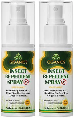 Mosquito Repellent Spray for Body 2 Pack, Bug Spray Travel Size Plant-Based, DEET-Free, Insect Repellent Spray for Skin 2 Fl Oz Mosquito Repellent Spray for Body 2 Pack, Bug Spray Travel Size Plant-Based, DEET-Free, Insect Repellent Spray for Skin 2 Fl Oz