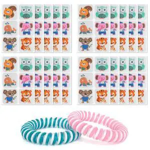 BuggyBands 120 Pack Mosquito Patches Stickers for Kids & Adult, Resealable Stickers with 2 Pack Mosquito Bracelet, Mosquito Stickers for Indoor Outdoor Camping & Travel Summer Camp Essentials BuggyBands 120 Pack Mosquito Patches Stickers for Kids & Adult, Resealable Stickers with 2 Pack Mosquito Bracelet, Mosquito Stickers for Indoor Outdoor Camping & Travel Summer Camp Essentials