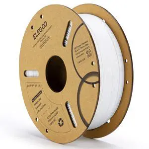 ELEGOO PLA Filament 1.75mm White 1KG, 3D Printer Filament Dimensional Accuracy +/- 0.02mm, 1kg Cardboard Spool(2.2lbs) 3D Printing Filament Fits for Most FDM 3D Printers ELEGOO PLA Filament 1.75mm White 1KG, 3D Printer Filament Dimensional Accuracy +/- 0.02mm, 1kg Cardboard Spool(2.2lbs) 3D Printing Filament Fits for Most FDM 3D Printers