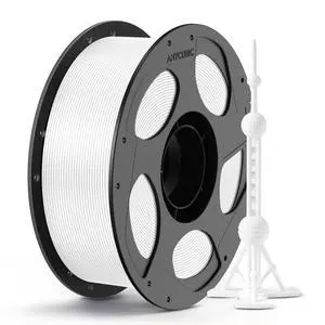 ANYCUBIC PLA Plus (PLA+), 3D Printer Filament 1.75mm, High Toughness 3D Printing Filament, Dimensional Accuracy +/- 0.02mm, Print with Most FDM 3D Printers, 1KG Reusable Spool, White ANYCUBIC PLA Plus (PLA+), 3D Printer Filament 1.75mm, High Toughness 3D Printing Filament, Dimensional Accuracy +/- 0.02mm, Print with Most FDM 3D Printers, 1KG Reusable Spool, White