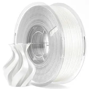 ELEGOO Silk PLA Filament 1.75mm White 1KG, 3D Printer Filament Dimensional Accuracy +/- 0.02mm, 1kg Plastic Spool(2.2lbs) 3D Printing Filament Fits for Most FDM 3D Printers ELEGOO Silk PLA Filament 1.75mm White 1KG, 3D Printer Filament Dimensional Accuracy +/- 0.02mm, 1kg Plastic Spool(2.2lbs) 3D Printing Filament Fits for Most FDM 3D Printers