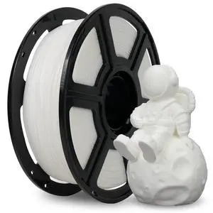 FLASHFORGE PLA Filament 1.75mm +/- 0.02mm, Matte White 3D Printer Filament 1kg (2.2lbs) Spool, Excellent Printing Performance, Easy to Use for Most FDM 3D Printers FLASHFORGE PLA Filament 1.75mm +/- 0.02mm, Matte White 3D Printer Filament 1kg (2.2lbs) Spool, Excellent Printing Performance, Easy to Use for Most FDM 3D Printers