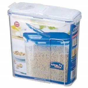 LOCK & LOCK Easy Essentials Food lids (flip-top) / Pantry Storage/Airtight containers, BPA Free, top-16.5 Cup-for Cereal, Clear LOCK & LOCK Easy Essentials Food lids (flip-top) / Pantry Storage/Airtight containers, BPA Free, top-16.5 Cup-for Cereal, Clear