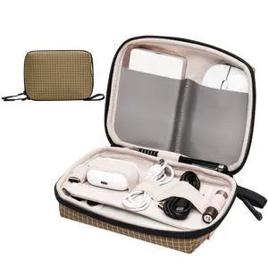 SIMTOP Electronics Organizer Cord Organizer Travel, Small Tech Bag for Cords, Chargers, Power Bank, Earbuds Portable Cable Pouch for Office, Business Trip, Commute Water & Scratch-Resistant SIMTOP Electronics Organizer Cord Organizer Travel, Small Tech Bag for Cords, Chargers, Power Bank, Earbuds Portable Cable Pouch for Office, Business Trip, Commute Water & Scratch-Resistant