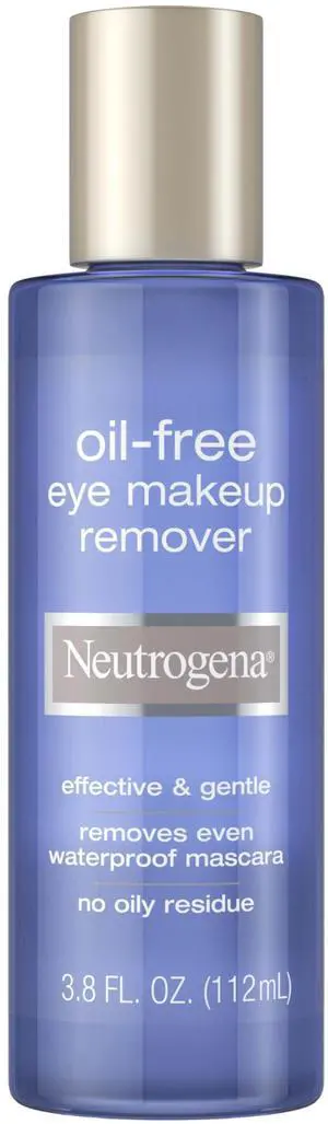 Gentle Oil-Free Eye Makeup Remover & Cleanser for Sensitive Eyes, Makeup Remover for Waterproof Mascara, Dermatologist & Ophthalmologist Tested, 3.8 fl. oz Gentle Oil-Free Eye Makeup Remover & Cleanser for Sensitive Eyes, Makeup Remover for Waterproof Mascara, Dermatologist & Ophthalmologist Tested, 3.8 fl. oz