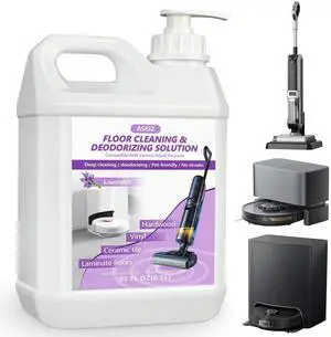 85 FL OZ Floor Cleaning Solution,Floor Cleaner for Mopping with Tineco,Deep Cleaning &Deodorizing for Roborock,Compatible with Saros Series,S8/S7 Series,Q Revo/Q Series,iFLOOR Series Wet Dry Vacuum 85 FL OZ Floor Cleaning Solution,Floor Cleaner for Mopping with Tineco,Deep Cleaning &Deodorizing for Roborock,Compatible with Saros Series,S8/S7 Series,Q Revo/Q Series,iFLOOR Series Wet Dry Vacuum