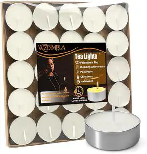 Tealight Candles Mini Tea Lights Candles for Mother's Day Birthday Valentine's Day Christmas Outdoor for Home,Pool,Shabbat,Wedding,Emergencies,Parties, Spas (White) Tealight Candles Mini Tea Lights Candles for Mother's Day Birthday Valentine's Day Christmas Outdoor for Home,Pool,Shabbat,Wedding,Emergencies,Parties, Spas (White)