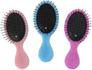 Toddler Detangler Hair Brush Travel Detangling Brushes 3Pcs Women Valentines Day Best Gift Small For Baby Kids Pocket hairbrush Pro, for Curly Wet Dry Tangle Toddler Detangler Hair Brush Travel Detangling Brushes 3Pcs Women Valentines Day Best Gift Small For Baby Kids Pocket hairbrush Pro, for Curly Wet Dry Tangle