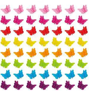 50 Packs Assorted Color Butterfly Hair Clips, Beautiful Mini Butterfly Hair Clips Hair Accessories for Women and Girls (50 pcs Random Colour) 50 Packs Assorted Color Butterfly Hair Clips, Beautiful Mini Butterfly Hair Clips Hair Accessories for Women and Girls (50 pcs Random Colour)