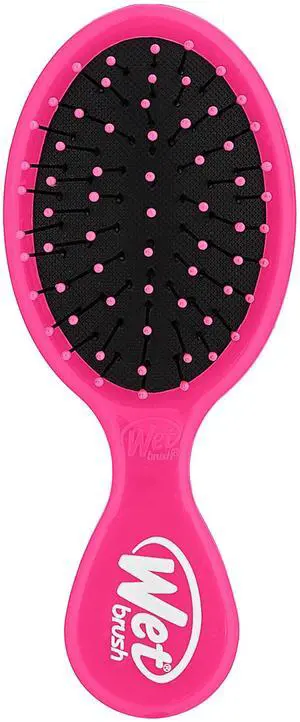 Mini Detangler Hair Brush, Pink - Detangling Travel Hair Brush - Ultra-Soft IntelliFlex Bristles Glide Through Tangles with Ease - Pain-Free - All Hair Types Mini Detangler Hair Brush, Pink - Detangling Travel Hair Brush - Ultra-Soft IntelliFlex Bristles Glide Through Tangles with Ease - Pain-Free - All Hair Types