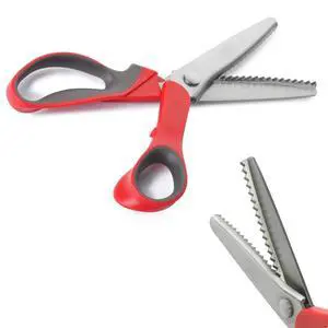 Pinking Shears Comfort Grips Crafts Zig Zag Cut Sewing Scissors Pinking Shears Comfort Grips Crafts Zig Zag Cut Sewing Scissors
