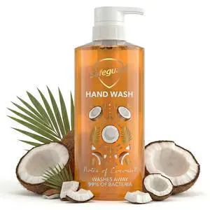 Liquid Hand Soap, Micellar Deep Cleansing, Washes Away 99% Bacteria, Made with Natural Moisturizers, Enriched with Skin Conditioners, PH Balanced, Coconut Scent 15.5 oz Liquid Hand Soap, Micellar Deep Cleansing, Washes Away 99% Bacteria, Made with Natural Moisturizers, Enriched with Skin Conditioners, PH Balanced, Coconut Scent 15.5 oz