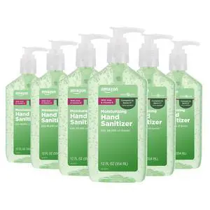 Hand Sanitizer with Aloe Vera, 62% Ethyl Alcohol, Vitamin E Enriched, 12 fl oz, Pack of 6 Hand Sanitizer with Aloe Vera, 62% Ethyl Alcohol, Vitamin E Enriched, 12 fl oz, Pack of 6