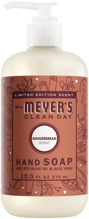 CLEAN DAY Hand Soap, Gingerbread Scent, 12.5 Fl Oz Bottle CLEAN DAY Hand Soap, Gingerbread Scent, 12.5 Fl Oz Bottle