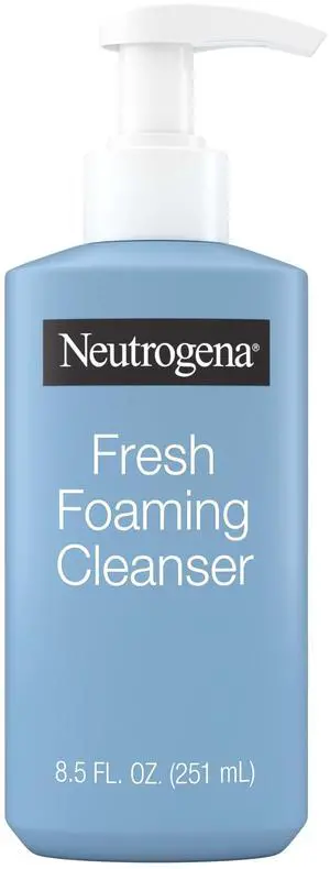 Fresh Foaming Facial Cleanser, All-In-One Makeup Remover Face Wash for Normal to Oily Skin Deeply Cleanses & Removes Waterproof Makeup, Soap-Free, Non-Comedogenic, 8.5 fl. oz Fresh Foaming Facial Cleanser, All-In-One Makeup Remover Face Wash for Normal to Oily Skin Deeply Cleanses & Removes Waterproof Makeup, Soap-Free, Non-Comedogenic, 8.5 fl. oz