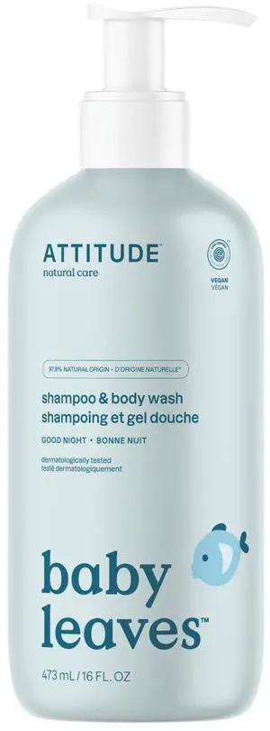 2-in-1 Shampoo and Body Wash for Baby, EWG Verified, Dermatologically Tested, Vegan, Good Night, 16 Fl Oz 2-in-1 Shampoo and Body Wash for Baby, EWG Verified, Dermatologically Tested, Vegan, Good Night, 16 Fl Oz