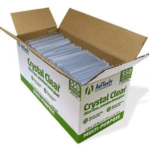 Hot Glue Sticks, 4 Inch Mini Size, Clear (550 Sticks) | Multi-Temperature, Quick Bonding for Crafting, DIY & School Projects | Fits Mini Glue Guns | Made in the USA Hot Glue Sticks, 4 Inch Mini Size, Clear (550 Sticks) | Multi-Temperature, Quick Bonding for Crafting, DIY & School Projects | Fits Mini Glue Guns | Made in the USA