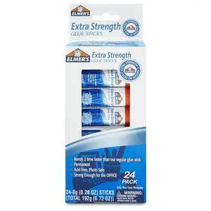 Extra Strength Glue Sticks, Washable, 8 Grams, 24 Count - Poster, Vision Board, Back to School Supplies, #1 Teacher Brand Extra Strength Glue Sticks, Washable, 8 Grams, 24 Count - Poster, Vision Board, Back to School Supplies, #1 Teacher Brand