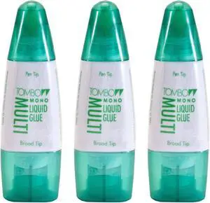 Mono Multi Liquid Glue (3 Pack) - Clear, Low Viscosity, Dries Clear Mono Multi Liquid Glue (3 Pack) - Clear, Low Viscosity, Dries Clear