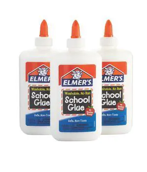 Liquid School Glue, White, Washable, 7.625 Ounces, 3 Count Slime Kit Liquid School Glue, White, Washable, 7.625 Ounces, 3 Count Slime Kit