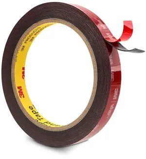 3M Double Sided Tape Heavy Duty 0.5" x 15.4 Ft 5925, Black Mounting Tape 3M Double Sided Tape Heavy Duty 0.5" x 15.4 Ft 5925, Black Mounting Tape