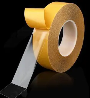 Super Thin Double Sided Adhesive Tape 1Inch x 66Feet Transparent Sticky Tape for Making DIY Crafts, Paste Photo, Scrapbook, Gift Wrap, Rug Fixed, Woodworker, Fashion Clothing, Wall Decor, Cat Training Super Thin Double Sided Adhesive Tape 1Inch x 66Feet Transparent Sticky Tape for Making DIY Crafts, Paste Photo, Scrapbook, Gift Wrap, Rug Fixed, Woodworker, Fashion Clothing, Wall Decor, Cat Training