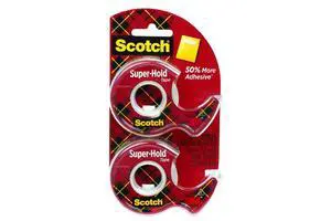 Super-Hold Tape, 2 Rolls, 3/4 x 600 Inches, Dispensered Super-Hold Tape, 2 Rolls, 3/4 x 600 Inches, Dispensered