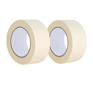 Masking Tape 2 Inch Wide, 2 Inches x 55 Yards x 2 Rolls, 110 Yards in Total Masking Tape 2 Inch Wide, 2 Inches x 55 Yards x 2 Rolls, 110 Yards in Total