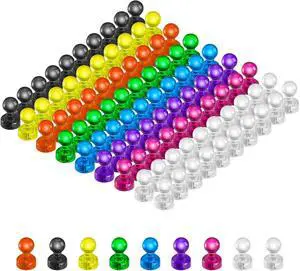 90 PCS Colorful Strong Magnetic Push Pin Magnets, Office / Classroom Magnets,8 Assorted Color, Perfect to use as Kitchen Home and School, Map Magnets,Whiteboard Magnets 90 PCS Colorful Strong Magnetic Push Pin Magnets, Office / Classroom Magnets,8 Assorted Color, Perfect to use as Kitchen Home and School, Map Magnets,Whiteboard Magnets