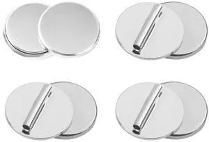 4 Pairs Mini Magnetic Pin Brooch Converters, Magnetic Clasps for Clothing Metal Pin Backs Almost Invisible Magnet Pin Converter for Hijab Scarf Shawls Thin Fabric 4 Pairs Mini Magnetic Pin Brooch Converters, Magnetic Clasps for Clothing Metal Pin Backs Almost Invisible Magnet Pin Converter for Hijab Scarf Shawls Thin Fabric