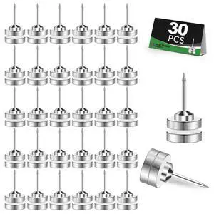 30 Pack Magnetic Push Pins Silver Magnet Thumb Tacks 30 Pack Magnetic Push Pins Silver Magnet Thumb Tacks