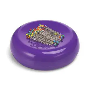 Magnetic Pin Cushion with 100 Pins, Magnetic Pin Holder for Sewing Magnetic Pin Cushion with 100 Pins, Magnetic Pin Holder for Sewing