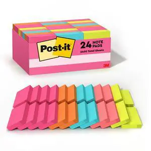 Notes, 1.38 x 1.88 in, Poptimistic Collection, 24 Pads Notes, 1.38 x 1.88 in, Poptimistic Collection, 24 Pads