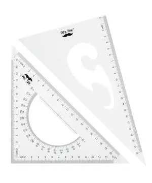 Triangle Ruler, 2 Pack, 22&15cm, 30/60 & 45/90 Triangle Ruler, 2 Pack, 22&15cm, 30/60 & 45/90