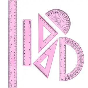 1 Set Plastic Clear Math Set Includes Protractor Triangle Rulers 12 Inch 6 Inch Straight Geometry Math Transparent Ruler Measuring Tool for School Office Home Supplies(Pink) 1 Set Plastic Clear Math Set Includes Protractor Triangle Rulers 12 Inch 6 Inch Straight Geometry Math Transparent Ruler Measuring Tool for School Office Home Supplies(Pink)