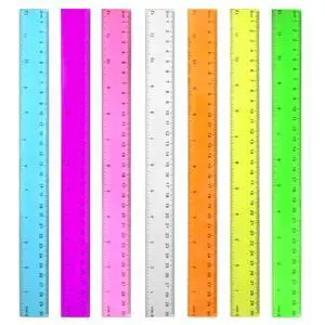 Color Clear Ruler Plastic Rulers - Ruler 12 inch, Kids Ruler for School Color Clear Ruler Plastic Rulers - Ruler 12 inch, Kids Ruler for School