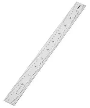 Machinist Ruler, 12 Inch, Stainless Steel Imperial Machinist Ruler, 12 Inch, Stainless Steel Imperial