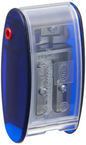 AS2M (1053121), Long Point Sharpener, sharpens in 2 steps; 2 spare blades includes. With lead pointers for 2 mm and 3.2 mm. BLUE only AS2M (1053121), Long Point Sharpener, sharpens in 2 steps; 2 spare blades includes. With lead pointers for 2 mm and 3.2 mm. BLUE only