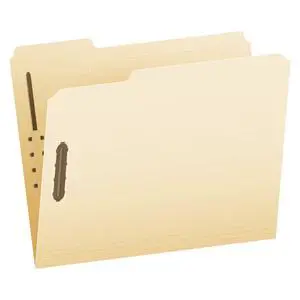 Fastener File Folders, 2 Fasteners, Pockets with Prongs, File Organizers for School, Home and Office, Letter Size, Manila, 1/3 Cut Tabs, in Left, Right, Center Positions, 50 Per Box (FM213) Fastener File Folders, 2 Fasteners, Pockets with Prongs, File Organizers for School, Home and Office, Letter Size, Manila, 1/3 Cut Tabs, in Left, Right, Center Positions, 50 Per Box (FM213)