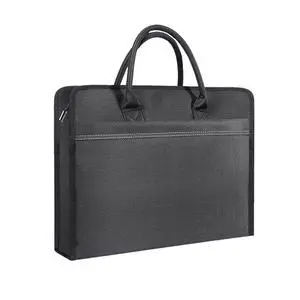 Oxford Document Bag with Handle and Meeting Office Organizer Handbag Briefcase for Carrying Paper Files 1 Pack Black Oxford Document Bag with Handle and Meeting Office Organizer Handbag Briefcase for Carrying Paper Files 1 Pack Black