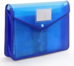 Plastic Expanding File Folder, Fit Letter/A4 Size, Blue, 1 Pack Plastic Expanding File Folder, Fit Letter/A4 Size, Blue, 1 Pack