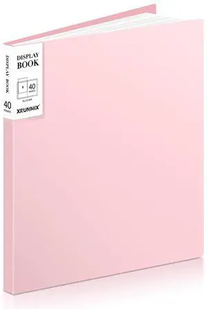 Art Portfolio 8.5X 11 Inch, 40 Pockets (80 Pages Capacity) Letter Size Display Book with Clear Sheet Protectors, Presentation Folder for Artwork/Documents/Photos Art Portfolio 8.5X 11 Inch, 40 Pockets (80 Pages Capacity) Letter Size Display Book with Clear Sheet Protectors, Presentation Folder for Artwork/Documents/Photos