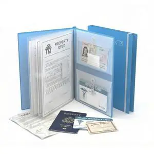 Important Document Organizer, Folders for Documents, Family File Folder Organizer with Elastic Band, Binder Organizer for Paper, Certificates, Passports, Photos, 1 pc Important Document Organizer, Folders for Documents, Family File Folder Organizer with Elastic Band, Binder Organizer for Paper, Certificates, Passports, Photos, 1 pc