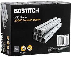B8 Staples 3/8 Inch Length - Pack of 20,000 Powercrown Staples B8 Staples 3/8 Inch Length - Pack of 20,000 Powercrown Staples