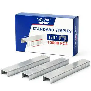 Staples for Staple Gun, 20 Sheets Capacity, 1/4 inch Leg Staples for Staple Gun, 20 Sheets Capacity, 1/4 inch Leg