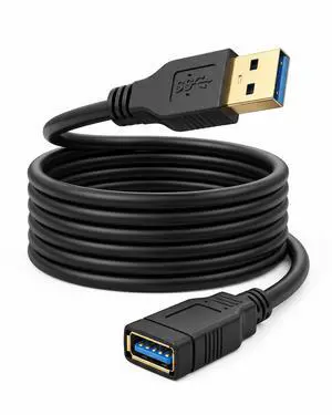 25FT USB 3.0 Extension Cable - Compatible with Webcam, Camera, Phone, USB Hub, Mouse, Keyboard, Printer, Hard Drive, VR 25FT USB 3.0 Extension Cable - Compatible with Webcam, Camera, Phone, USB Hub, Mouse, Keyboard, Printer, Hard Drive, VR