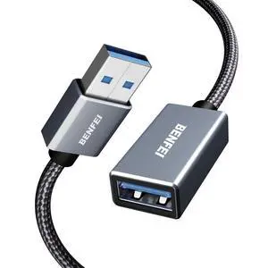 USB 3.0 Extension Cable 16 Feet, Nylon Braided Compatible with Webcam, Camera, Phone, USB hub, Mouse, Keyboard, Printer, Hard Drive, Headset USB 3.0 Extension Cable 16 Feet, Nylon Braided Compatible with Webcam, Camera, Phone, USB hub, Mouse, Keyboard, Printer, Hard Drive, Headset
